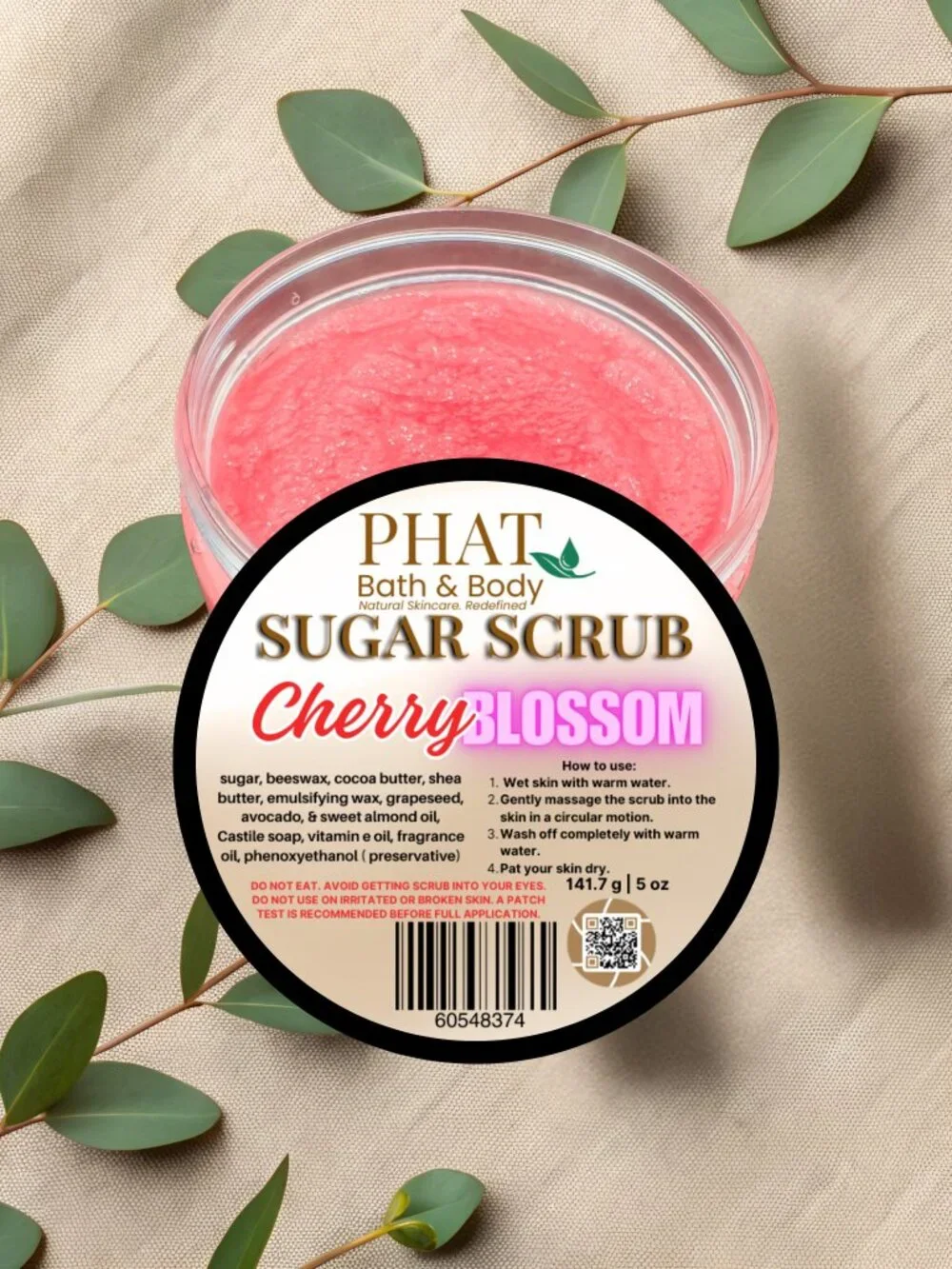Phat Bath & Body Cherry Blossom Sugar Scrub